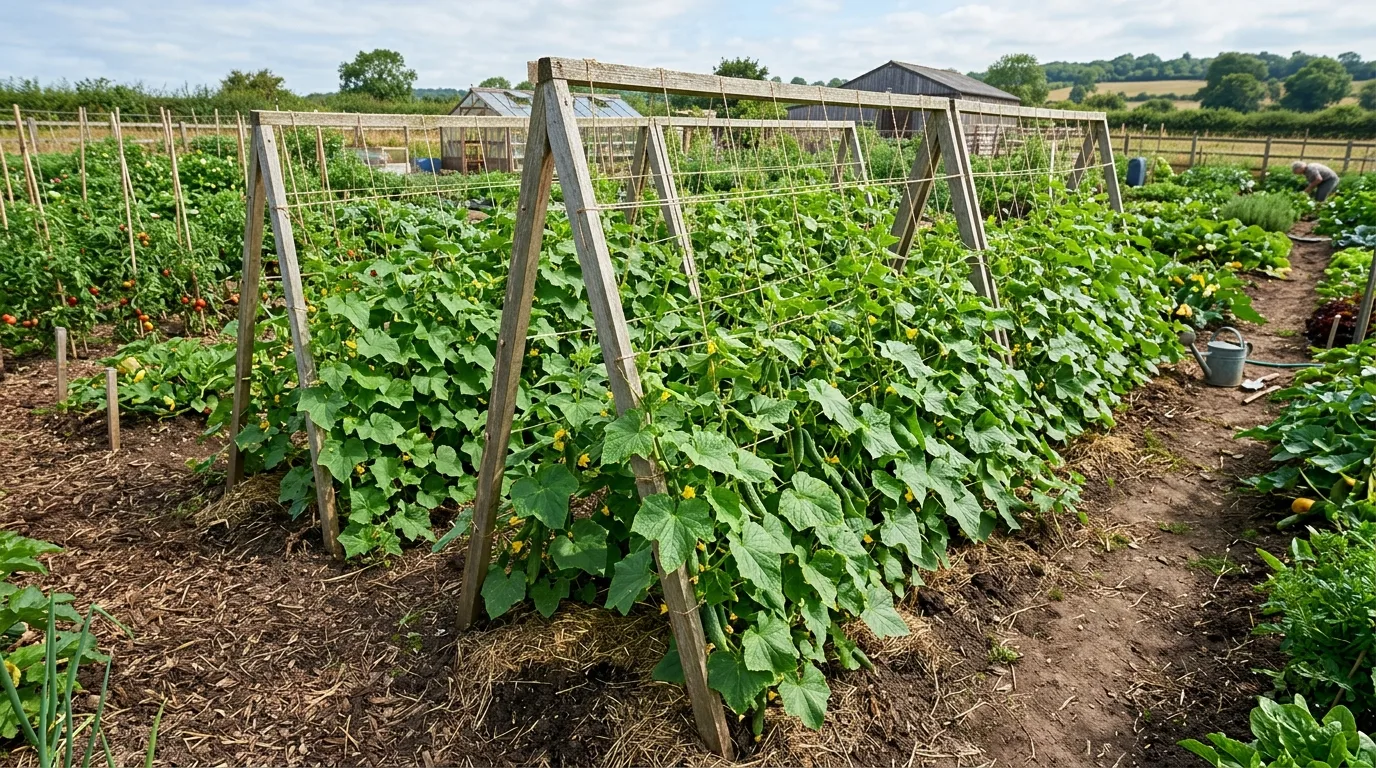 13 Cucumber Trellis Ideas for Better Growth